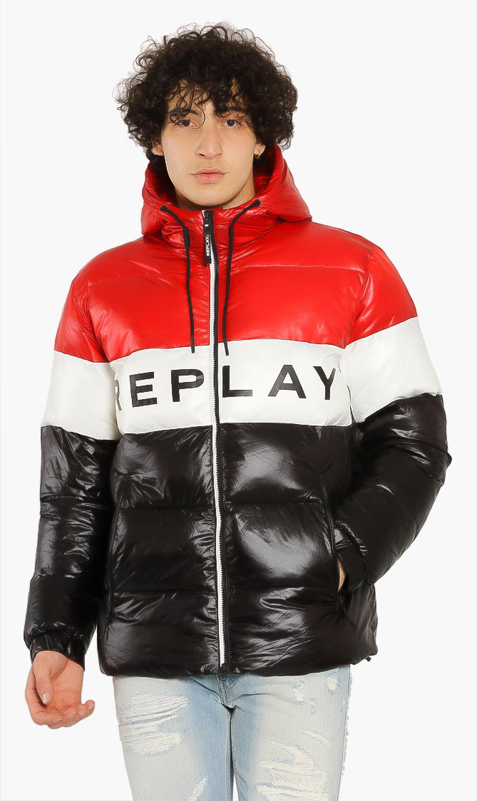 

Replay Colorblock Quilted Jacket
