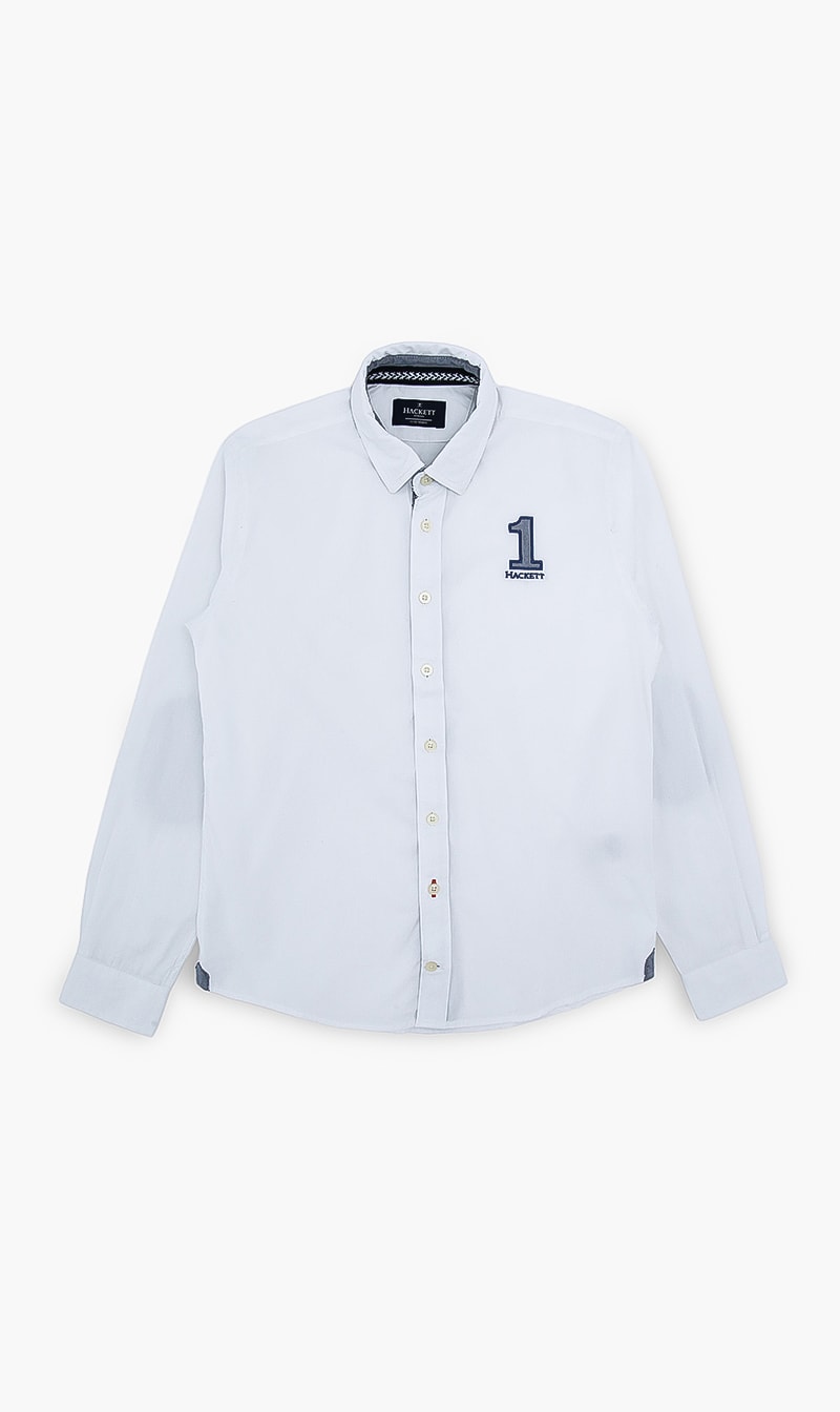 

Solid Long Sleeves Shirt, White