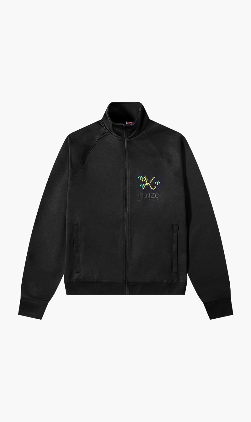 

Crest Logo Regular Zip Jacket, Black