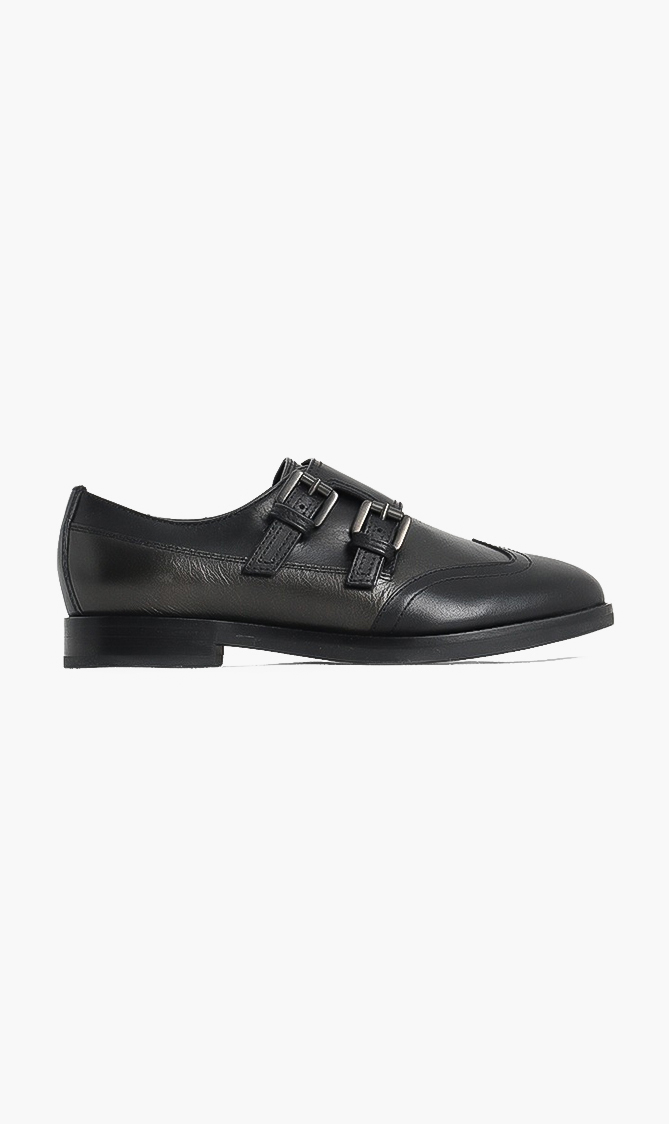 

Geox Promethea Leather Monk Strap