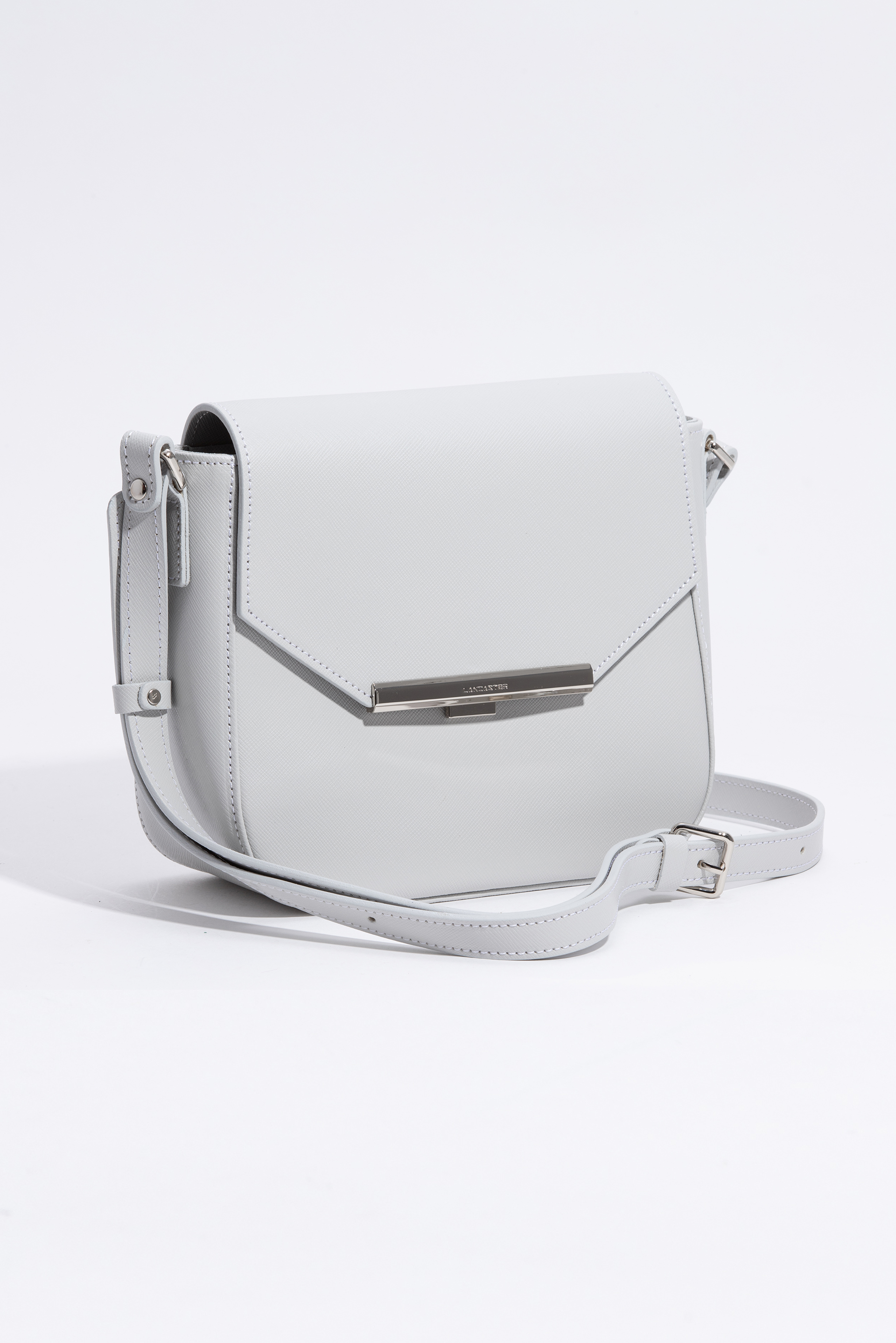 

LANCASTER Adele Small Pearl Grey Crossbody Bag