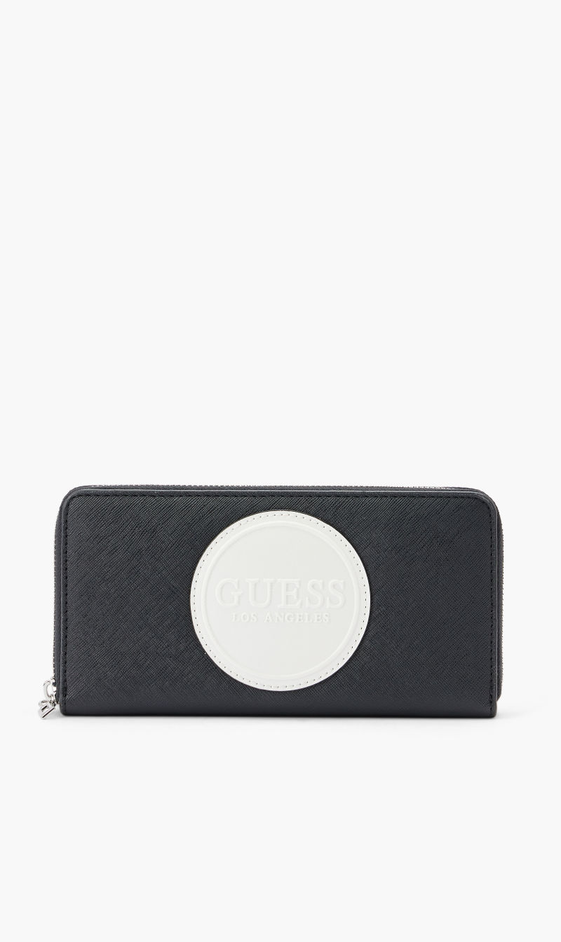 

Guess Black Rothenberg Slg Med Zip Around for Women | The Deal Outlet