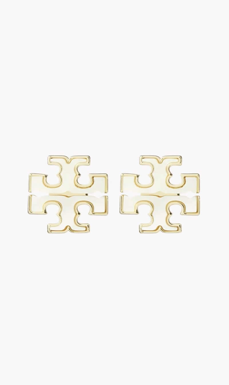 

Tory Burch Gold Kira Mother Of Pearl Stud Earring for Women | The Deal Outlet