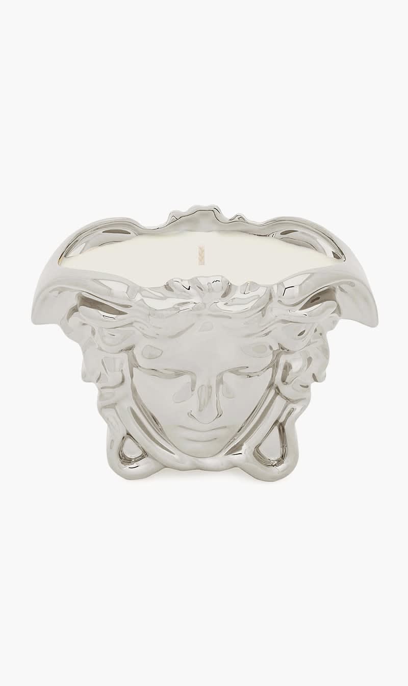 

Versace Silver Medusa Grande Candle Silver | The Deal Outlet