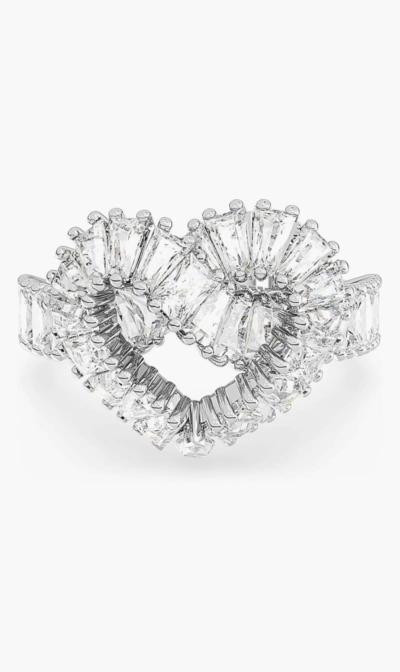 

Swarovski Others Sjc Matrix Ring Hrt Woven Whi/rhs 55 Mm for Women | The Deal Outlet