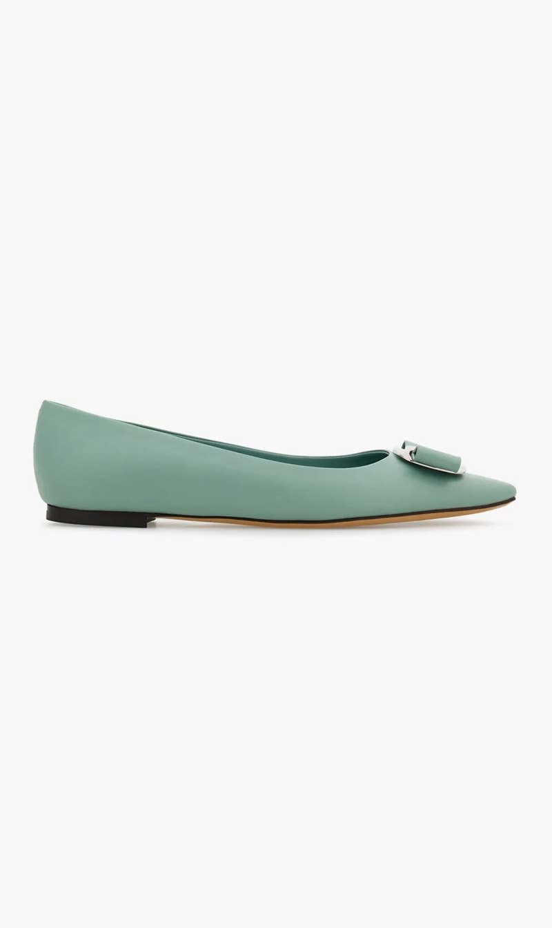

Salvatore Ferragamo Green Zelma 40 for Women | The Deal Outlet