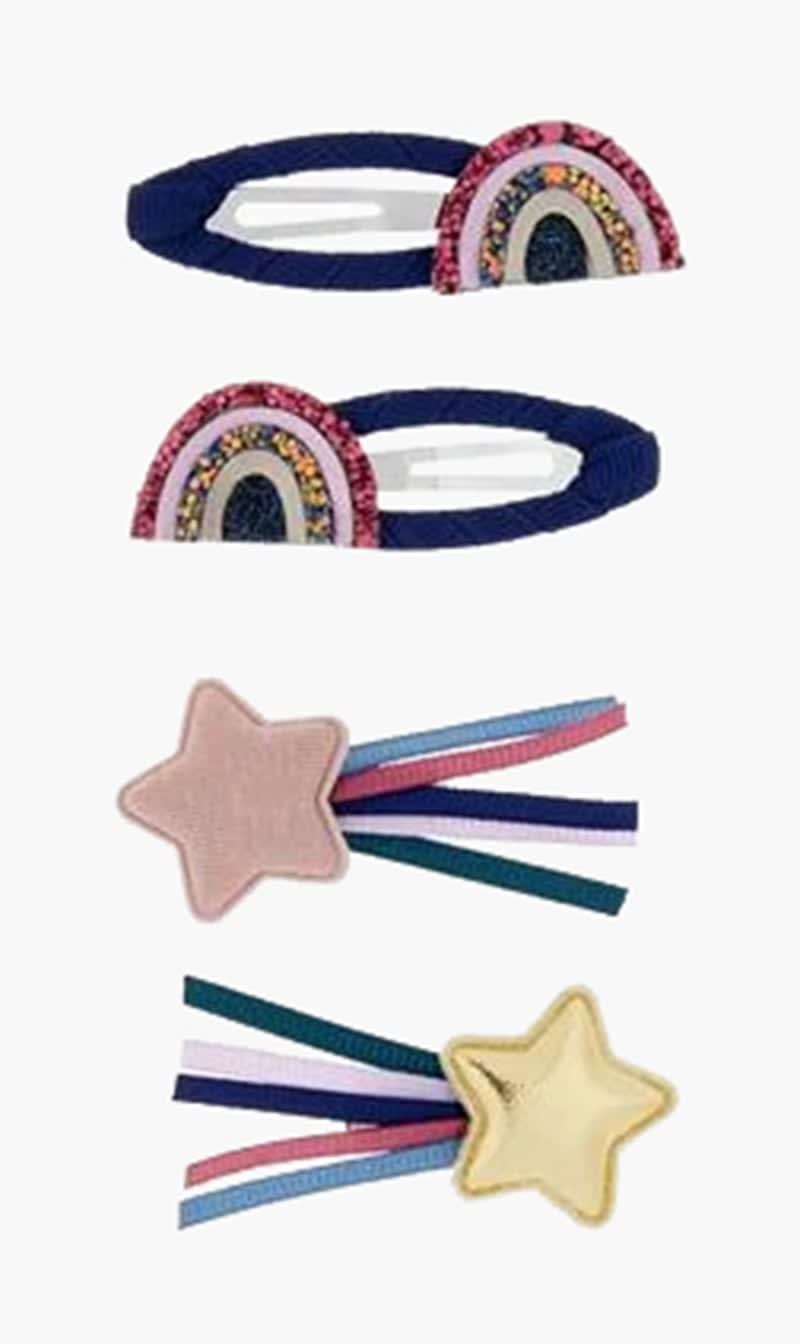 

Mimi & Lula Multi-color Rainbow Clips for Girls | The Deal Outlet