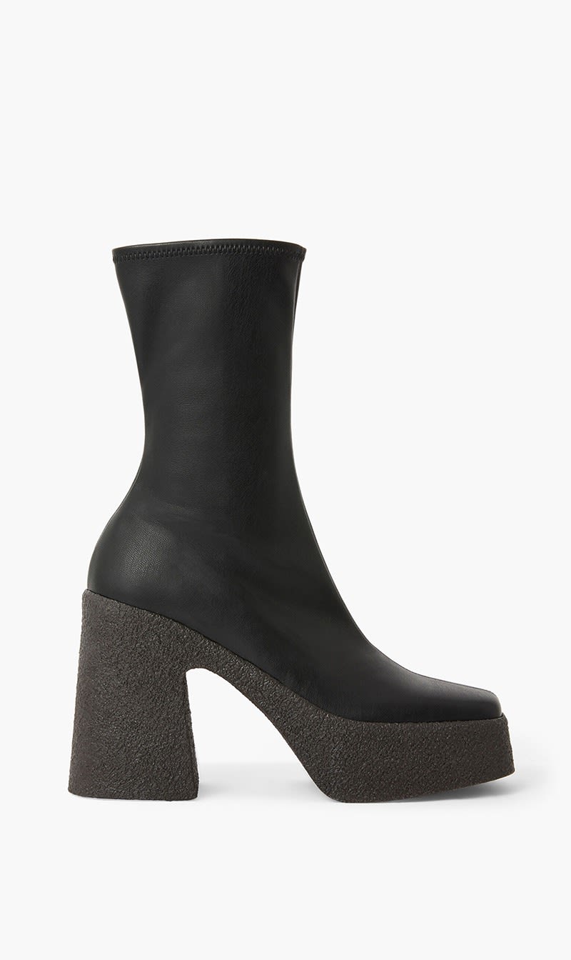 

Stella Mc Cartney Black Plast.boot Rubber Sole Pasian for Women | The Deal Outlet