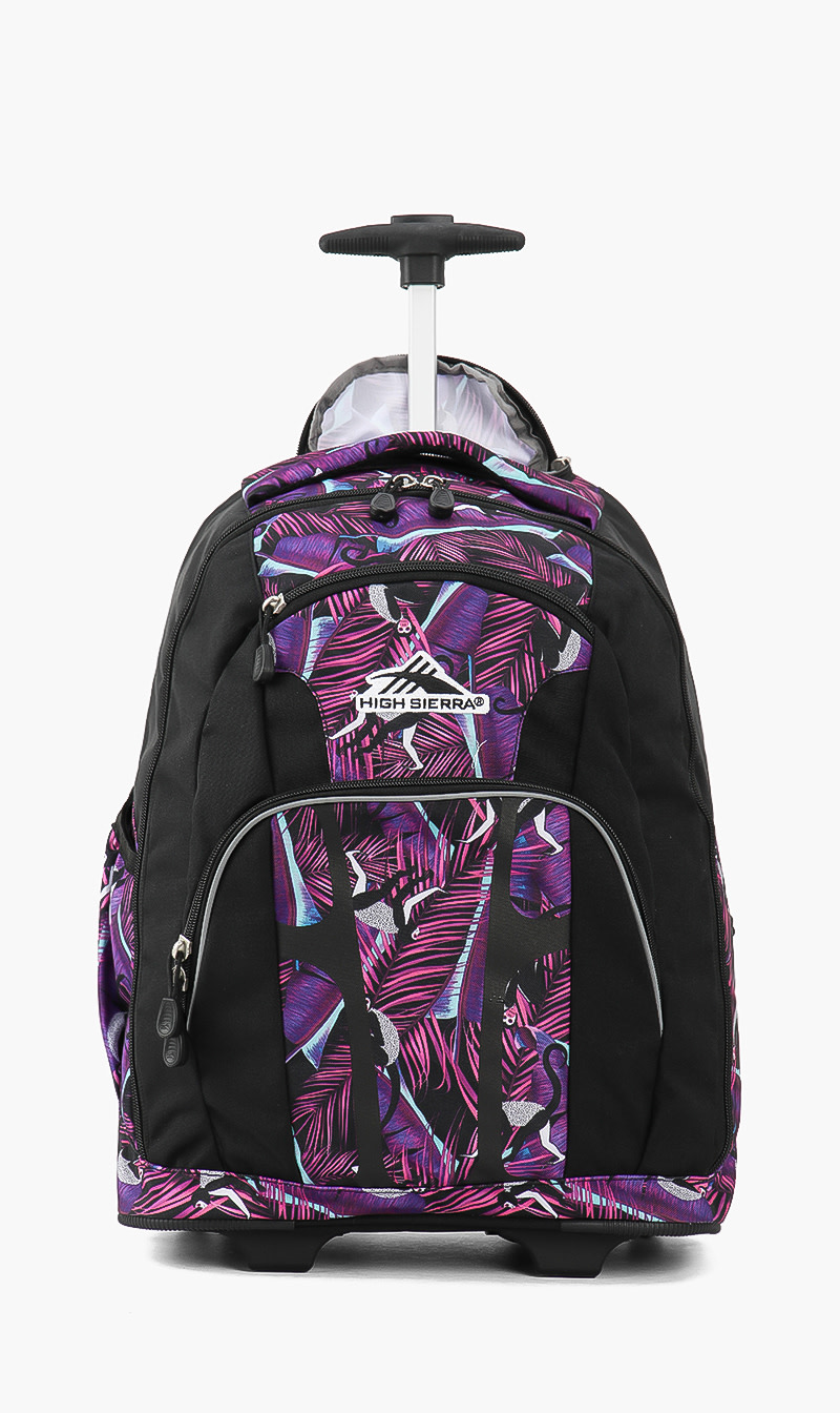 

Rainforest Wheeled Backpack, Purple