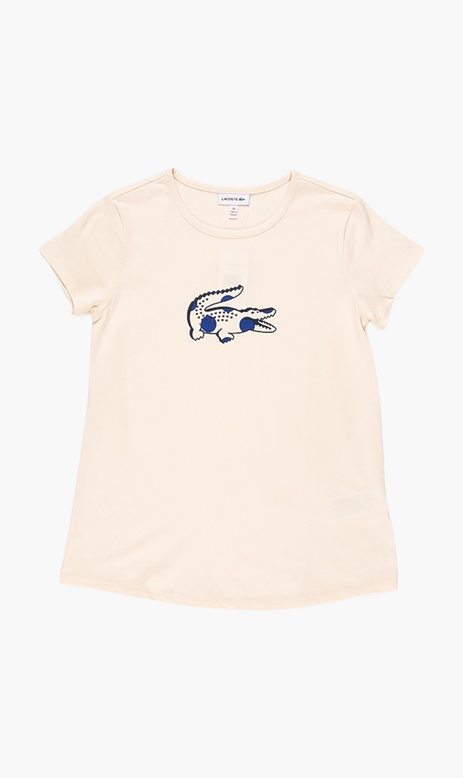 

Lacoste Oversized Crocodile Print T-shirt