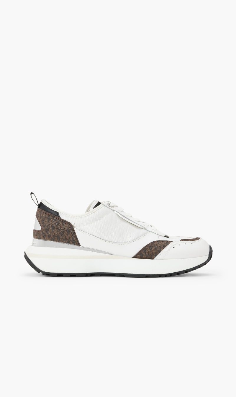 

Michael Kors Brown Flynn Trainer for Women | The Deal Outlet