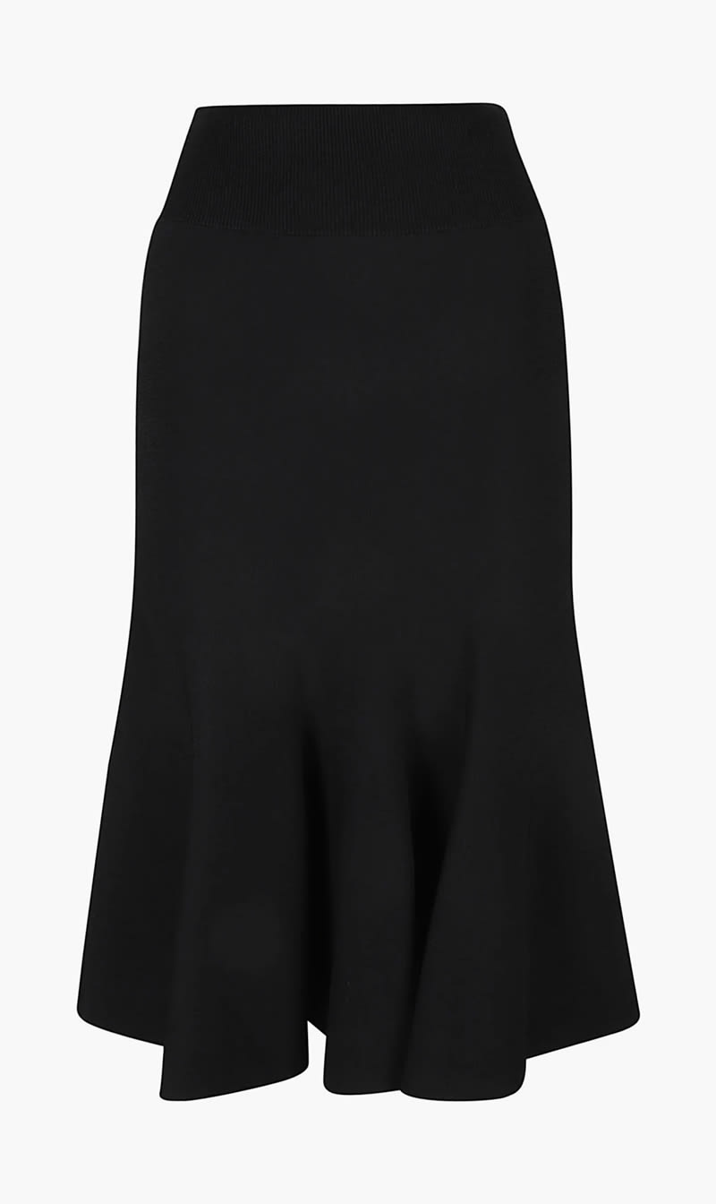

Stella Mc Cartney Black Compact Knit Skirt for Women | The Deal Outlet