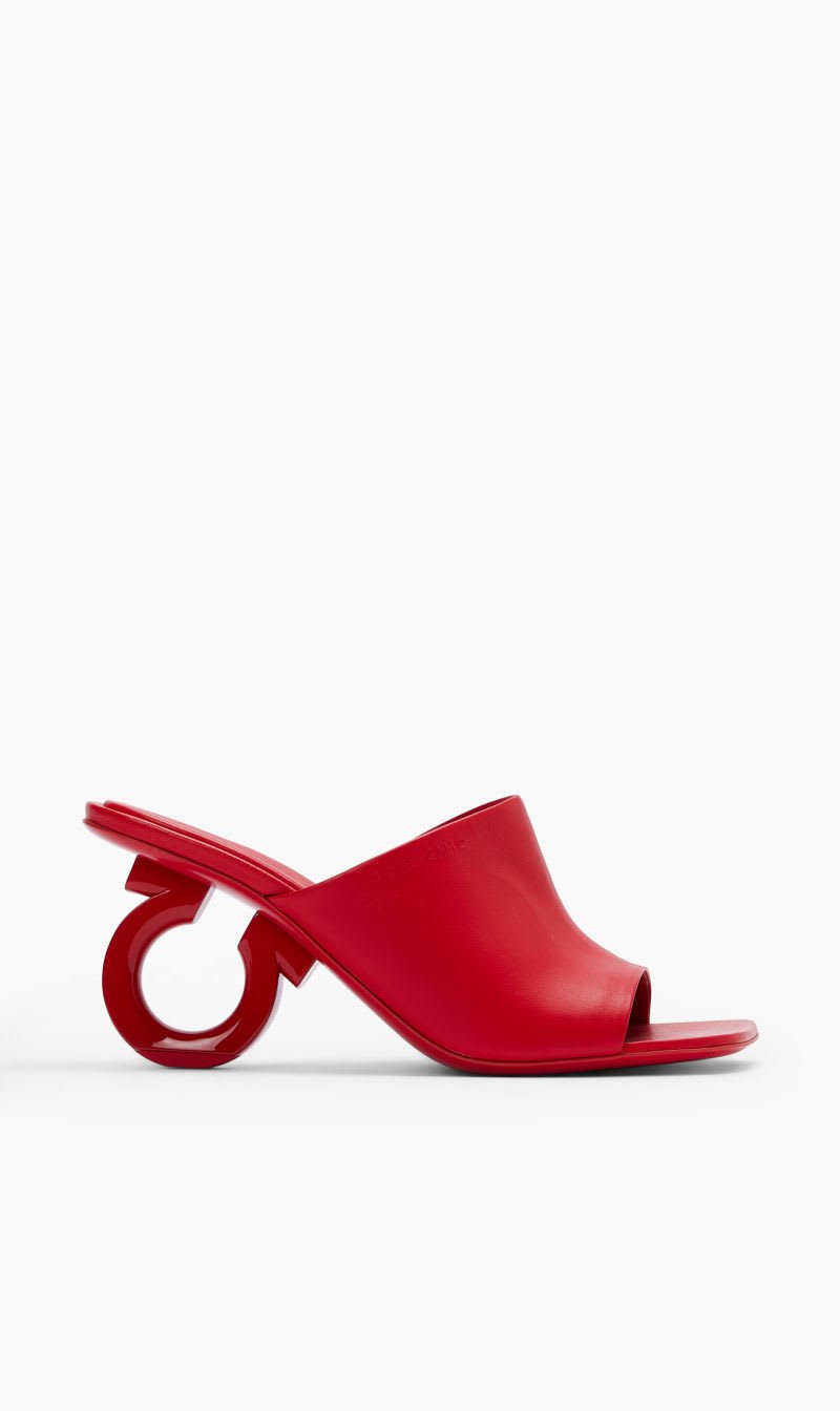 

Salvatore Ferragamo Red Slide for Women | The Deal Outlet