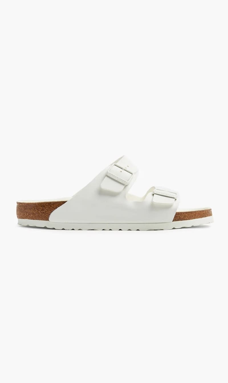 

Birkenstock White Arizona Bf Triples White for Men | The Deal Outlet