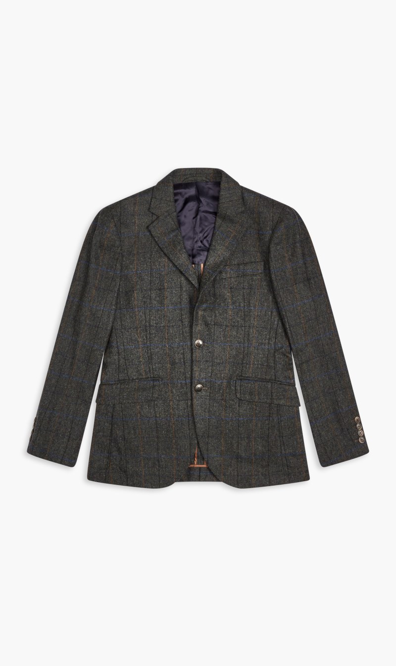 

Hackett Dk Green Tattersal Ch