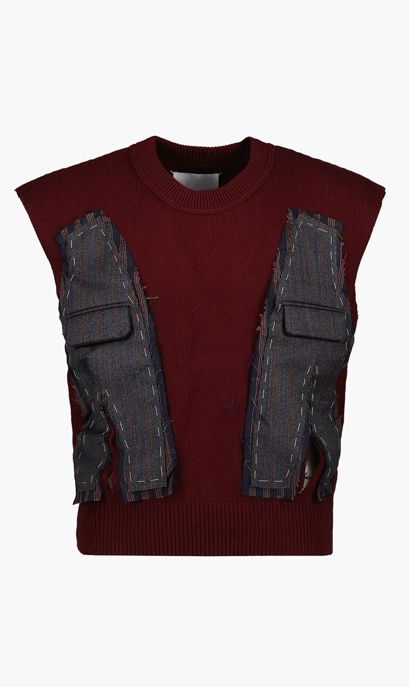 

Maison Margiela Red Reds Gilet for Men | The Deal Outlet