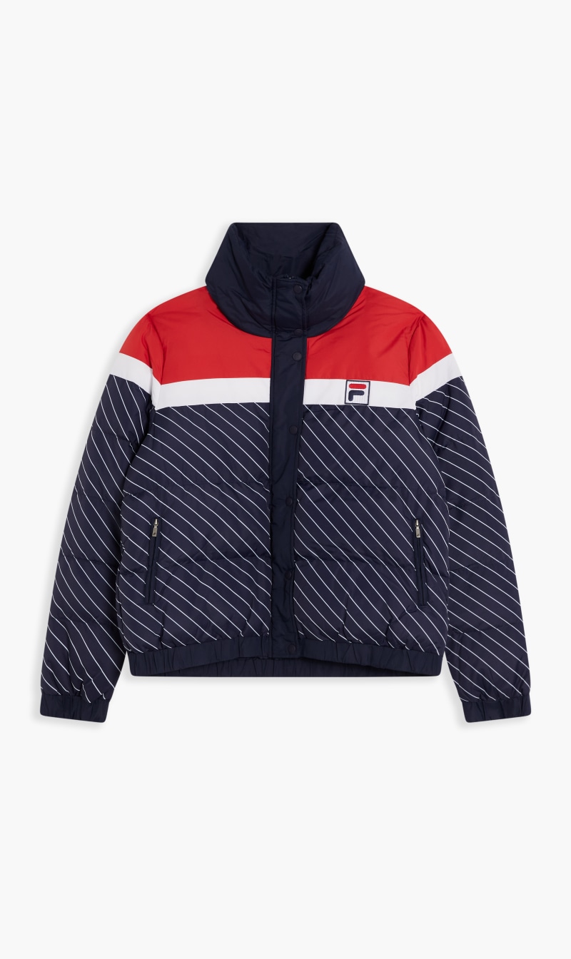 

Striped Puffa Jacket, Multi-color