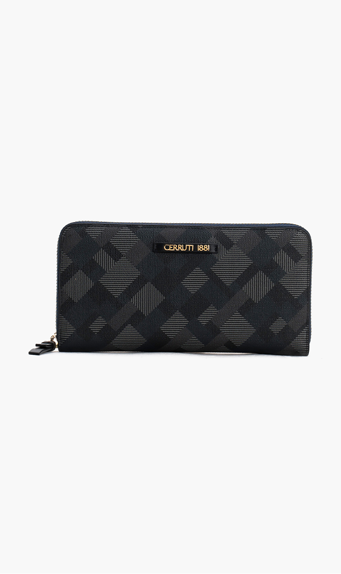 

Cerruti Stars Printed Zip-around Wallet
