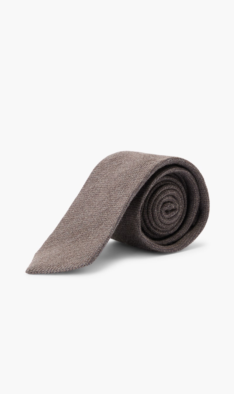 

Hackett London Brown Traditional Styled Tie for Men | The Deal Outlet