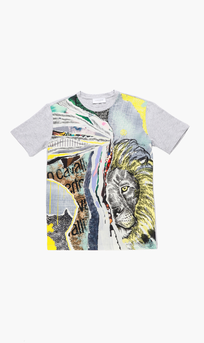 

Roberto Cavalli Collage Jersey T-shirt