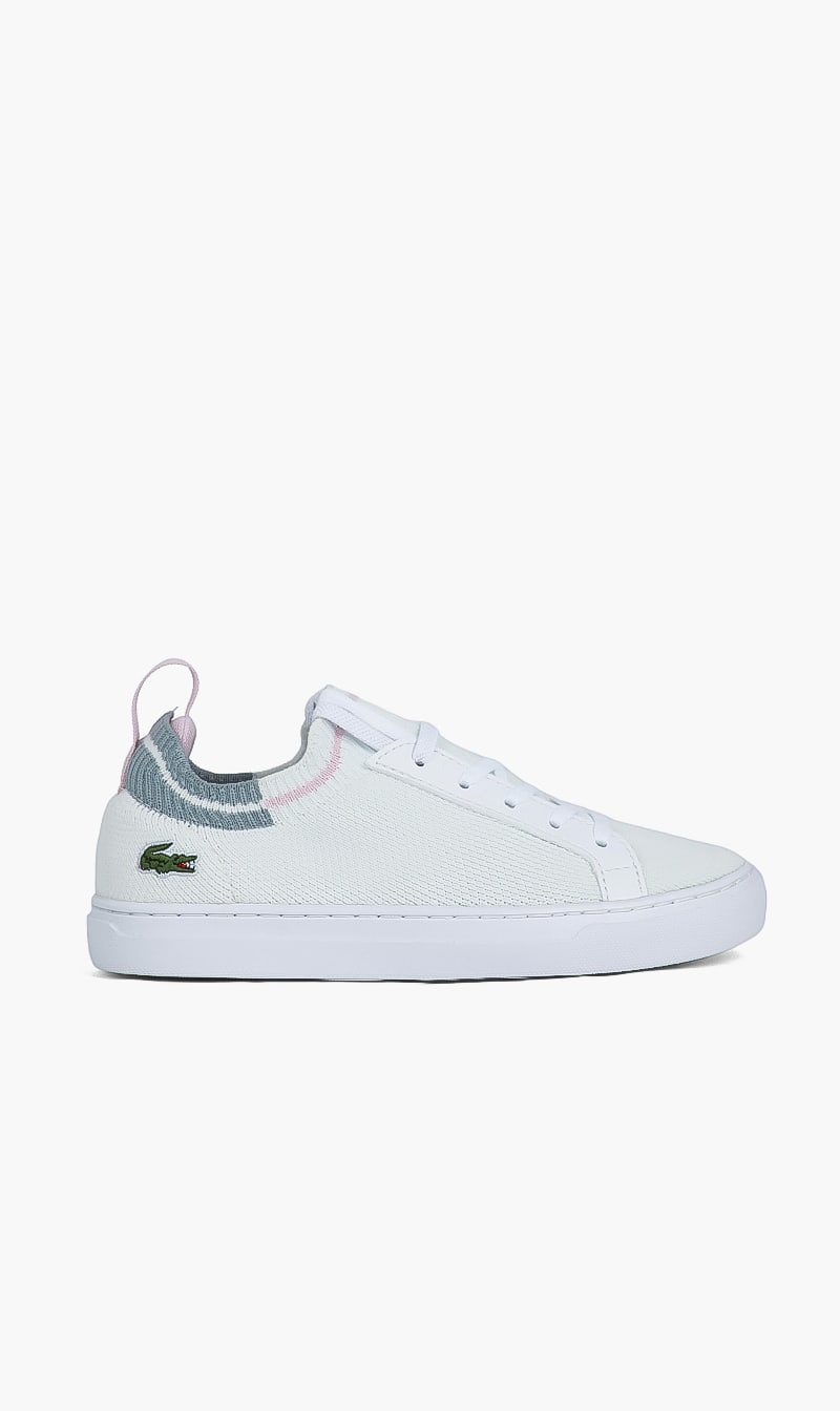 

Lacoste Pink Textile Lace Sneakers for Girls | The Deal Outlet