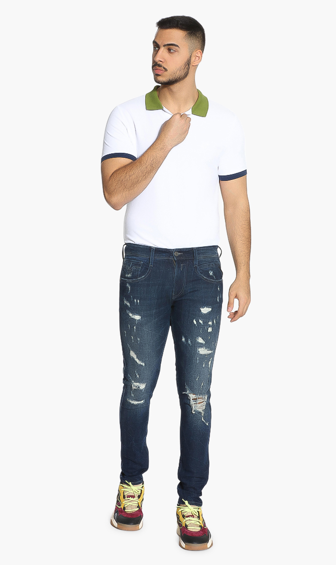 

Bronny Stretch Super Slim Jeans, Blue
