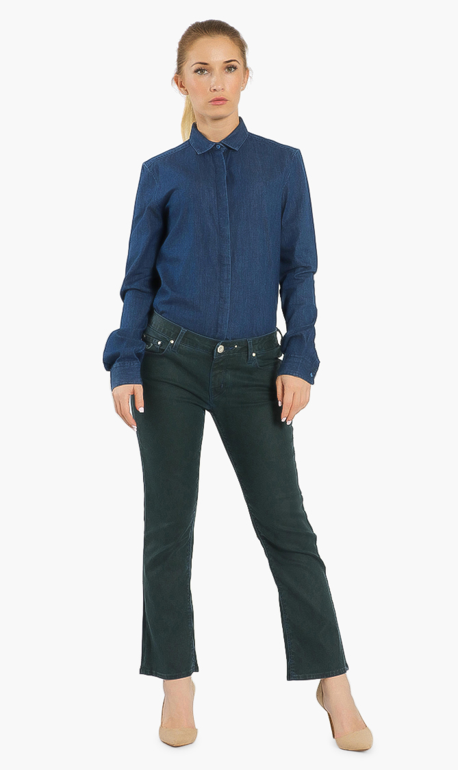 

Jocelyn Summer Embroidered Pants, Blue