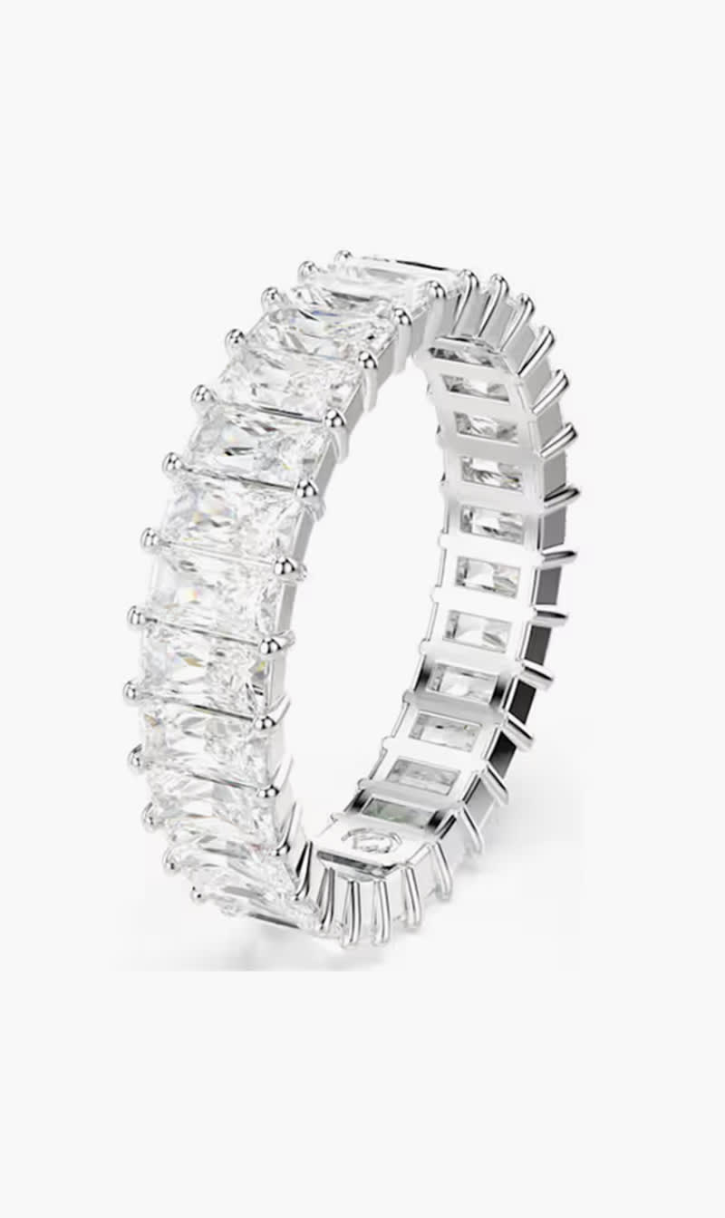 

Swarovski Silver Matrix Ring for Women | The Deal Outlet