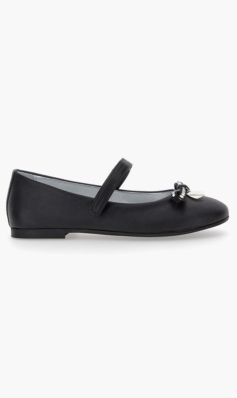 

Monnalisa Black Heart Charm Ballerina for Girls | The Deal Outlet