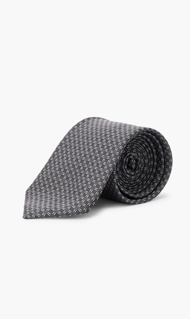 

Stylish Box Pattern Tie, Brown