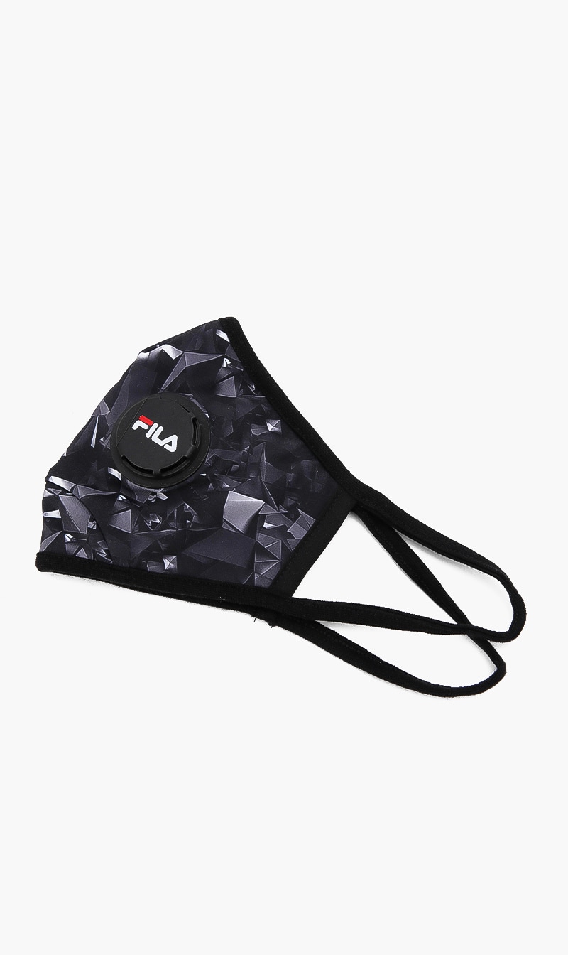 

Abstract Face Mask, Blue