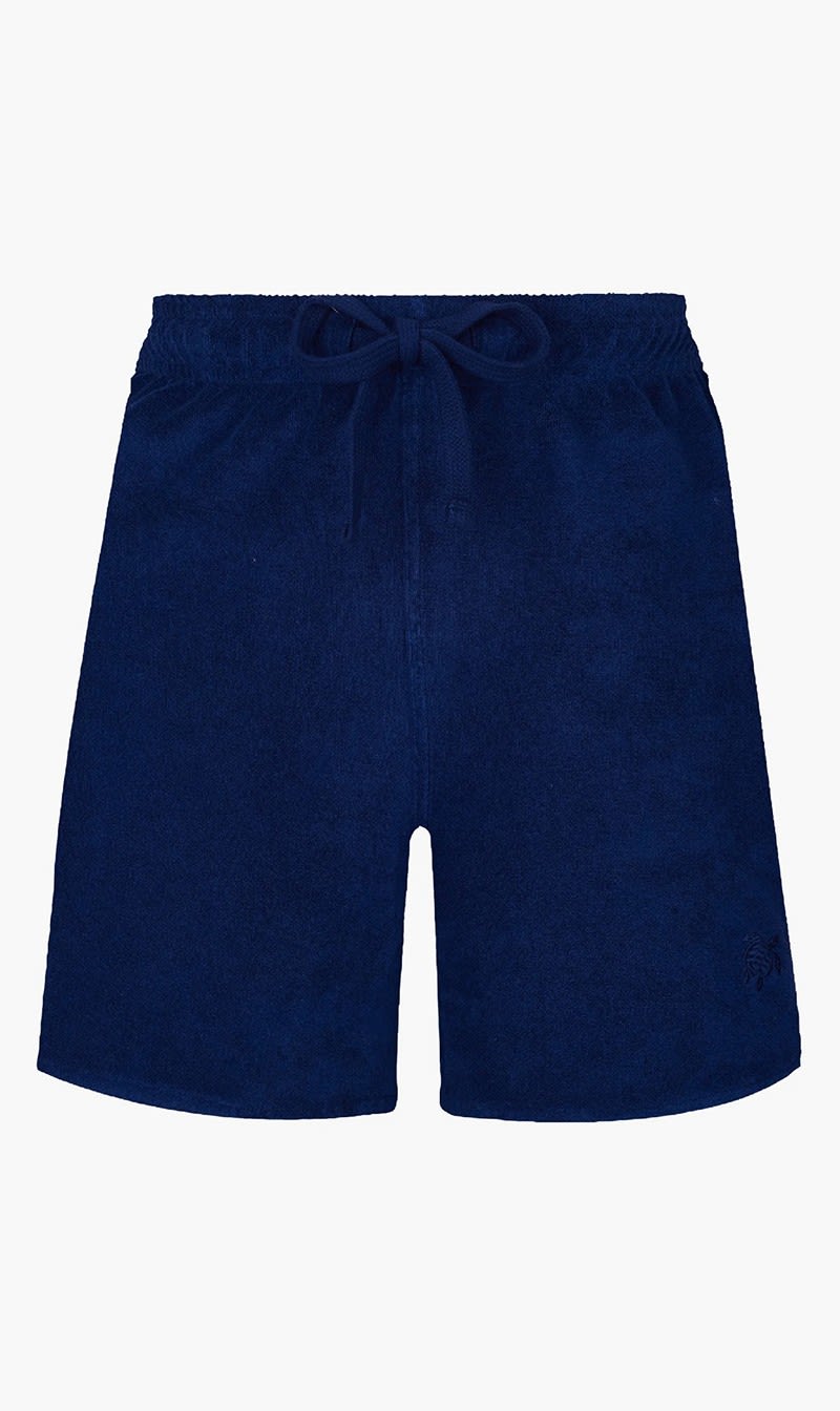 

Vilebrequin Blue Terry Solid Shorts for Women | The Deal Outlet