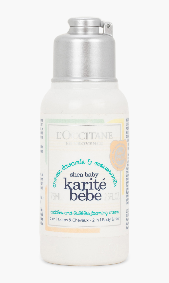

L'occitane Shea Baby Cuddles And Bubble Foaming Cream, 75ml