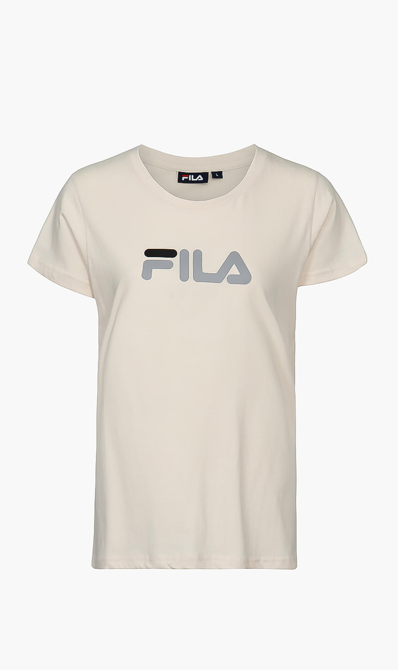 

Fila Beige Graphic Solid T-shirt for Women | The Deal Outlet