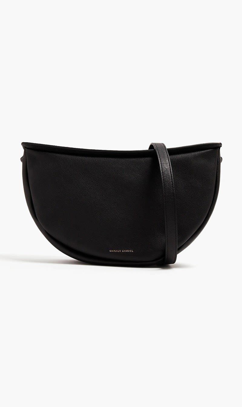 

Mansur Gavriel Black Moon Sling Bag for Women | The Deal Outlet