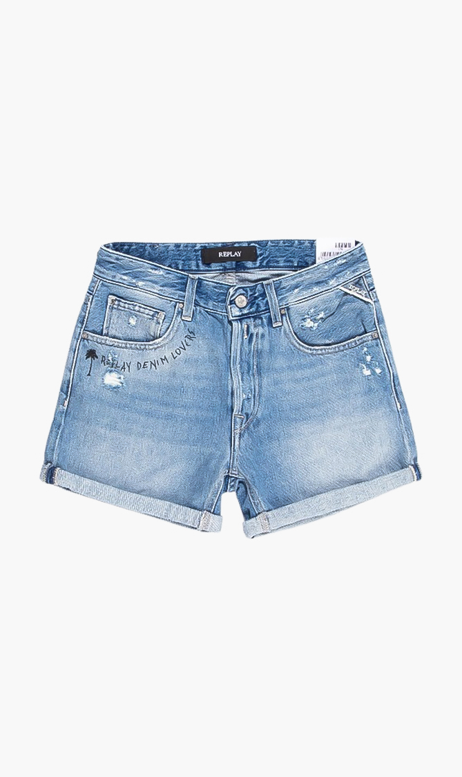 

Open-end Denim Shorts