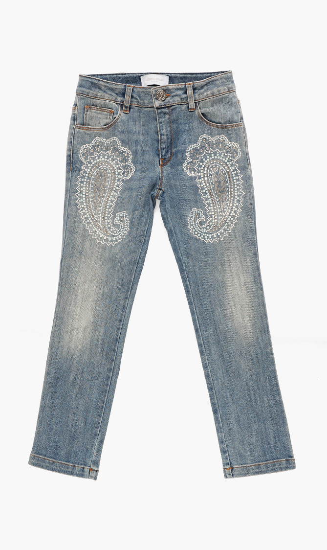 

Studded Paisley Jeans
