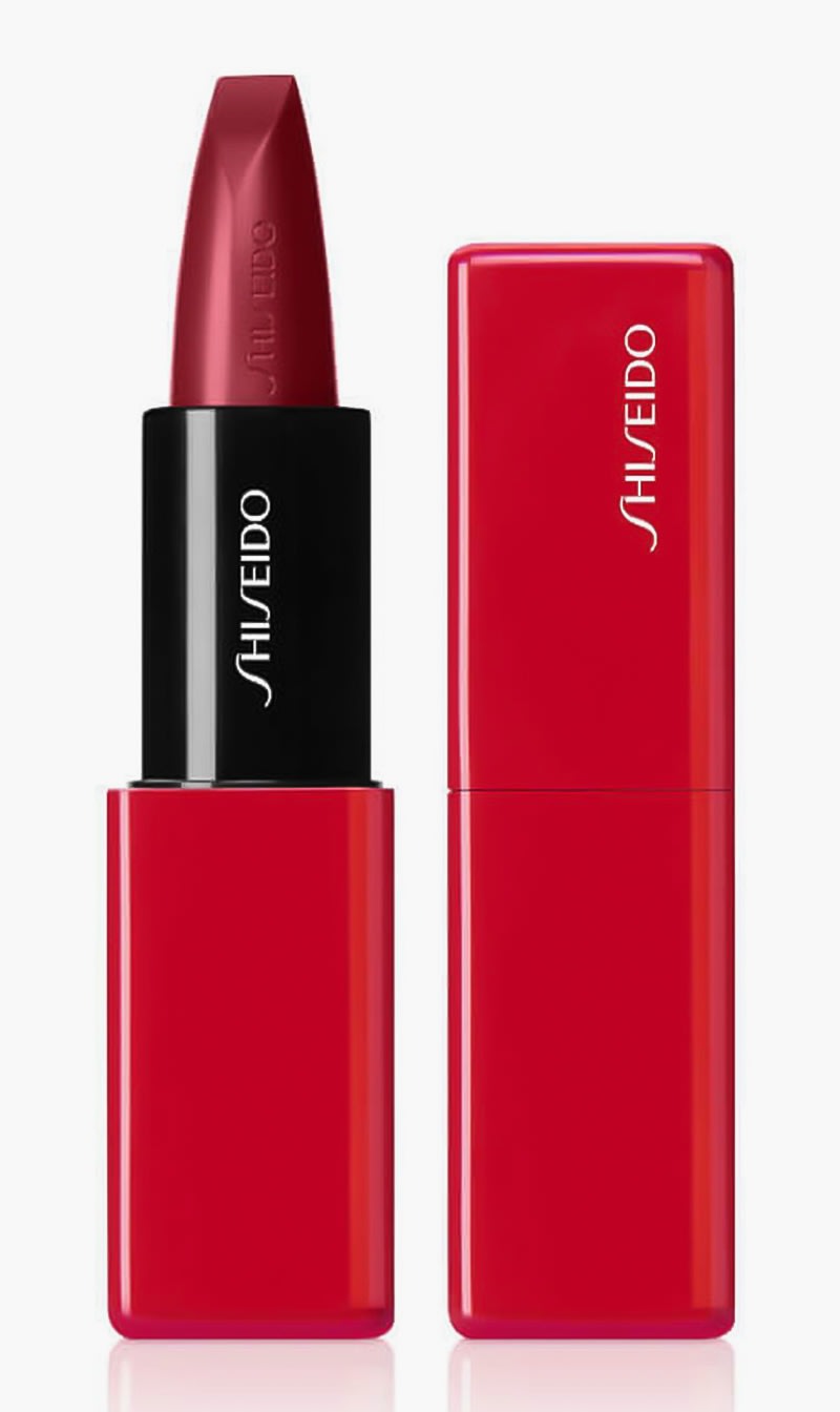 

Shiseido Others Techno Satin Gel Lipstick, 411scarlet Cluster for Women | The Deal Outlet