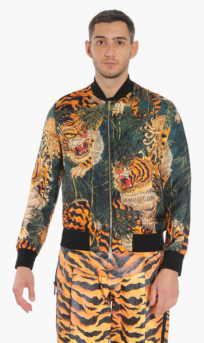 

Dsquared2 Tiger Bamboo Bomber Jacket