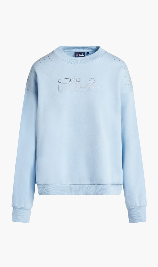

Fila Blue Furi Studs Sweatshirt for Women | The Deal Outlet