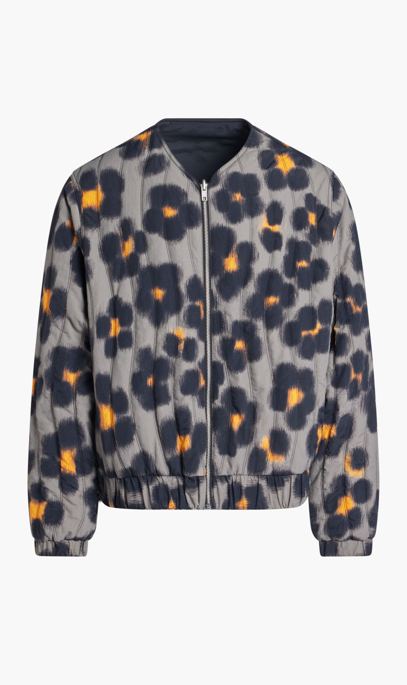 

Kenzo Black Hana Leo Reversible Pad Bomber for Men | The Deal Outlet