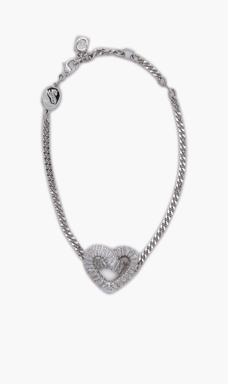

Swarovski Sjc Matrix Bracelet Hrt Woven Whi/rhs for Women | The Deal Outlet