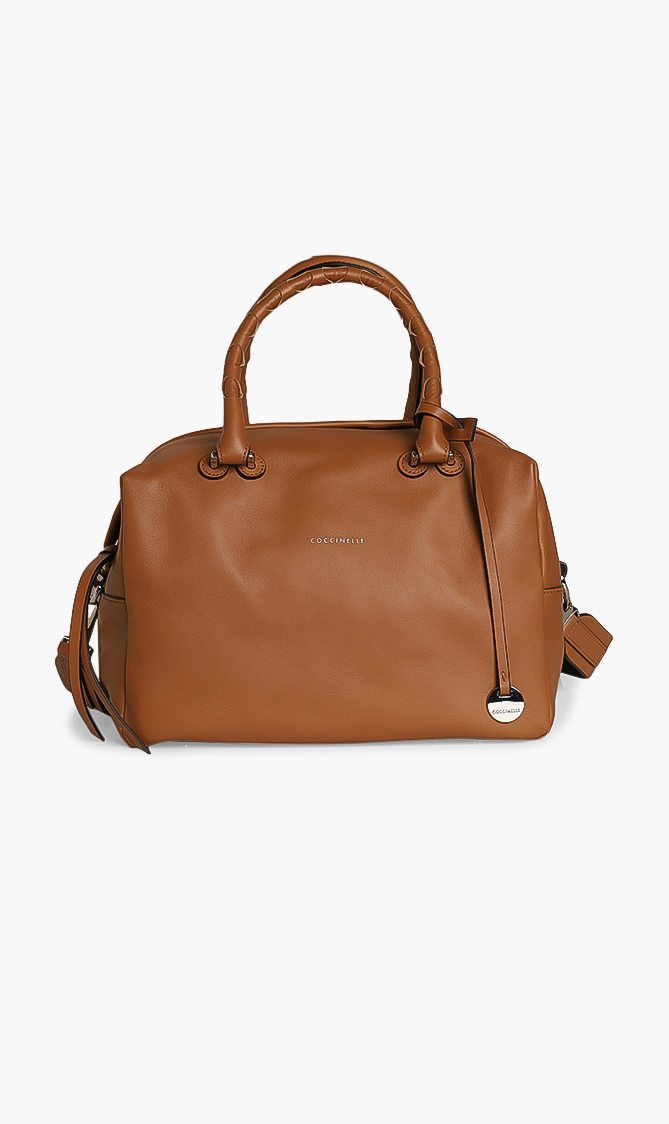 

COCCINELLE Smooth Leather Duffel Bag