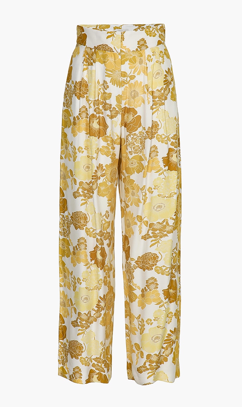 

Pleated Wide Flood Length Trouser