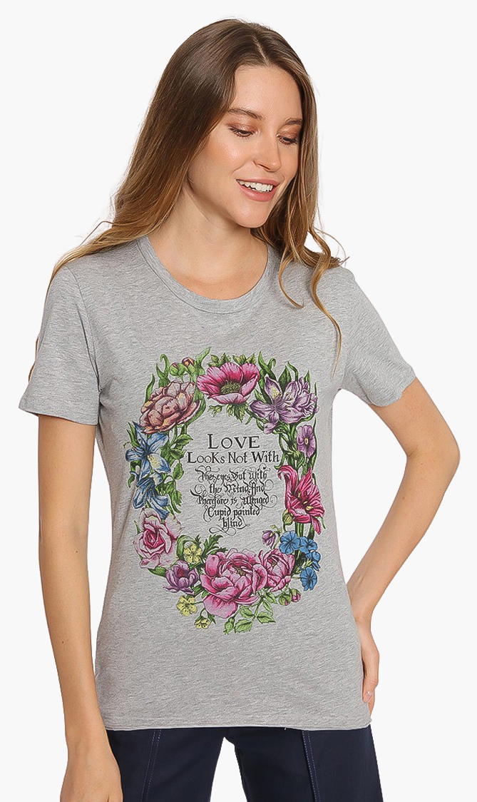 

ALEXANDER MCQUEEN Graphic Cotton Blend T-shirt