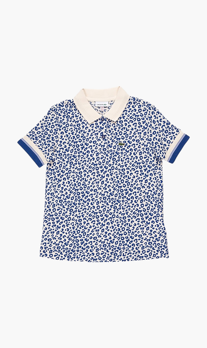 

Lacoste Leopard Print Polo Shirt