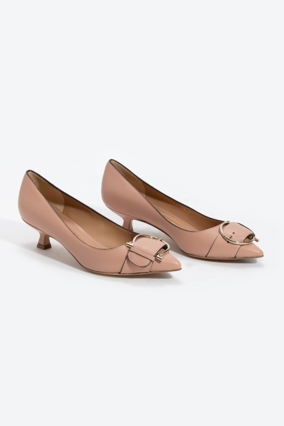 

Salvatore Ferragamo Bione Leather Pumps