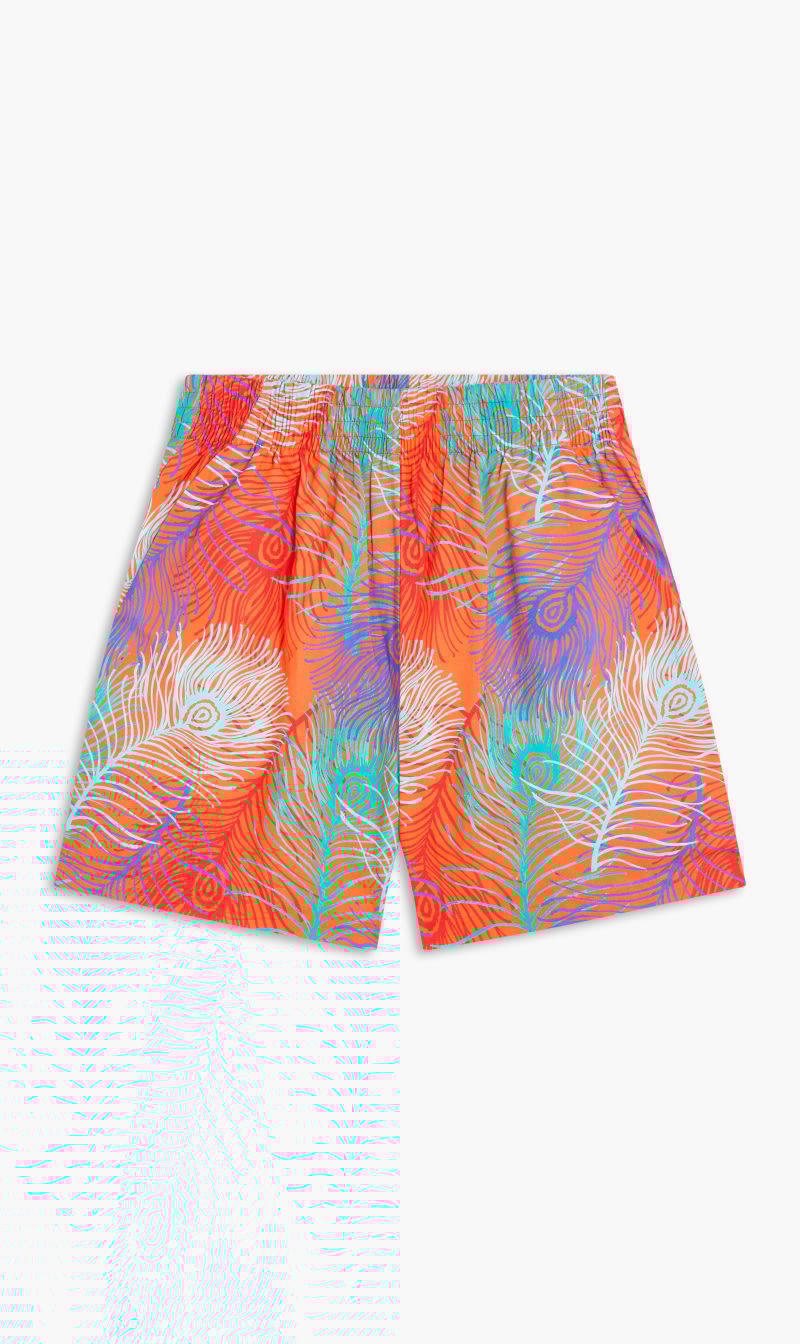 

Vilebrequin Orange Linen Bermuda Shorts for Women | The Deal Outlet