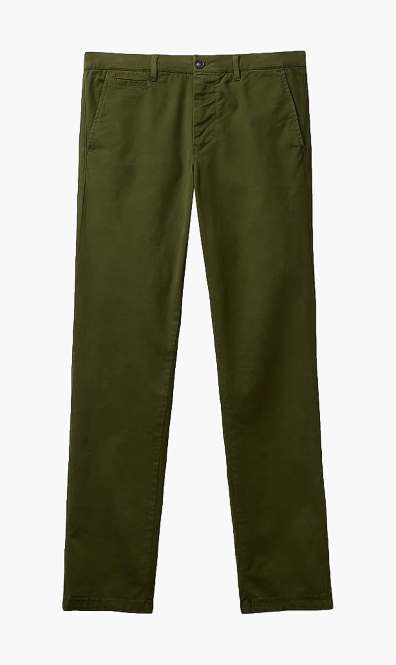 Green United Colors Of Benetton Blue Slim Fit Chinos for Men