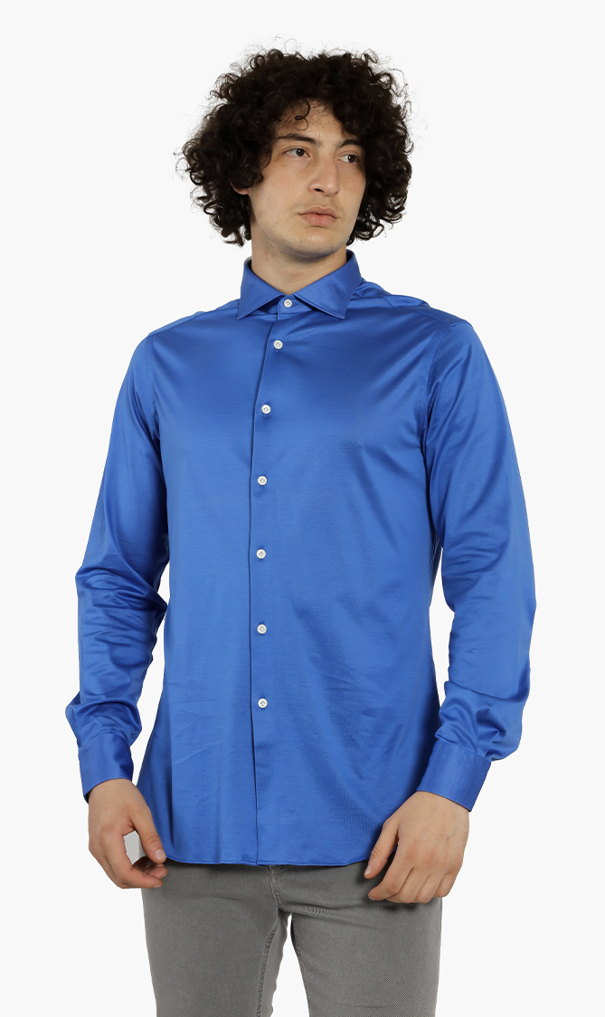 

Pal Zileri Plain Cotton Long Sleeves Shirt
